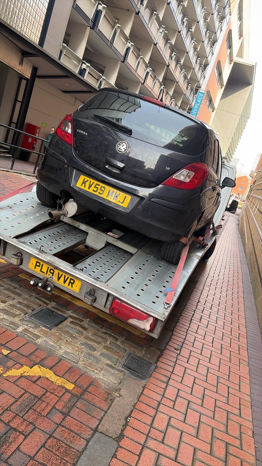 Car collected in Coventry same day